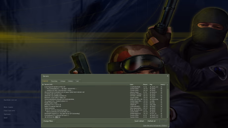 Main menu and settings in CS 1.6 Classic