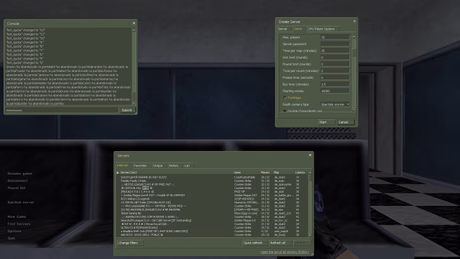Main menu and settings in CS 1.6 Classic